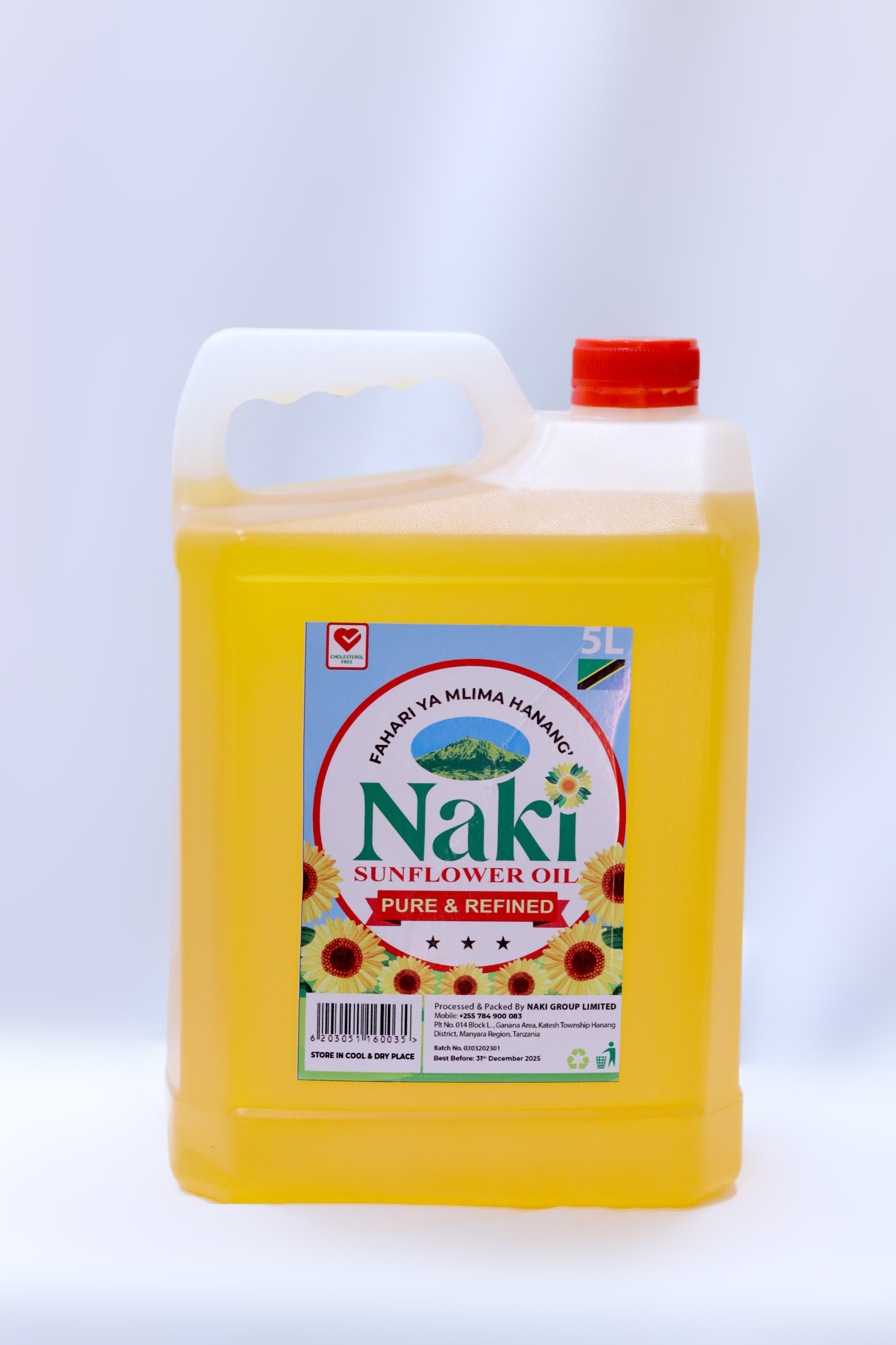 Naki sunflower Oil 5L