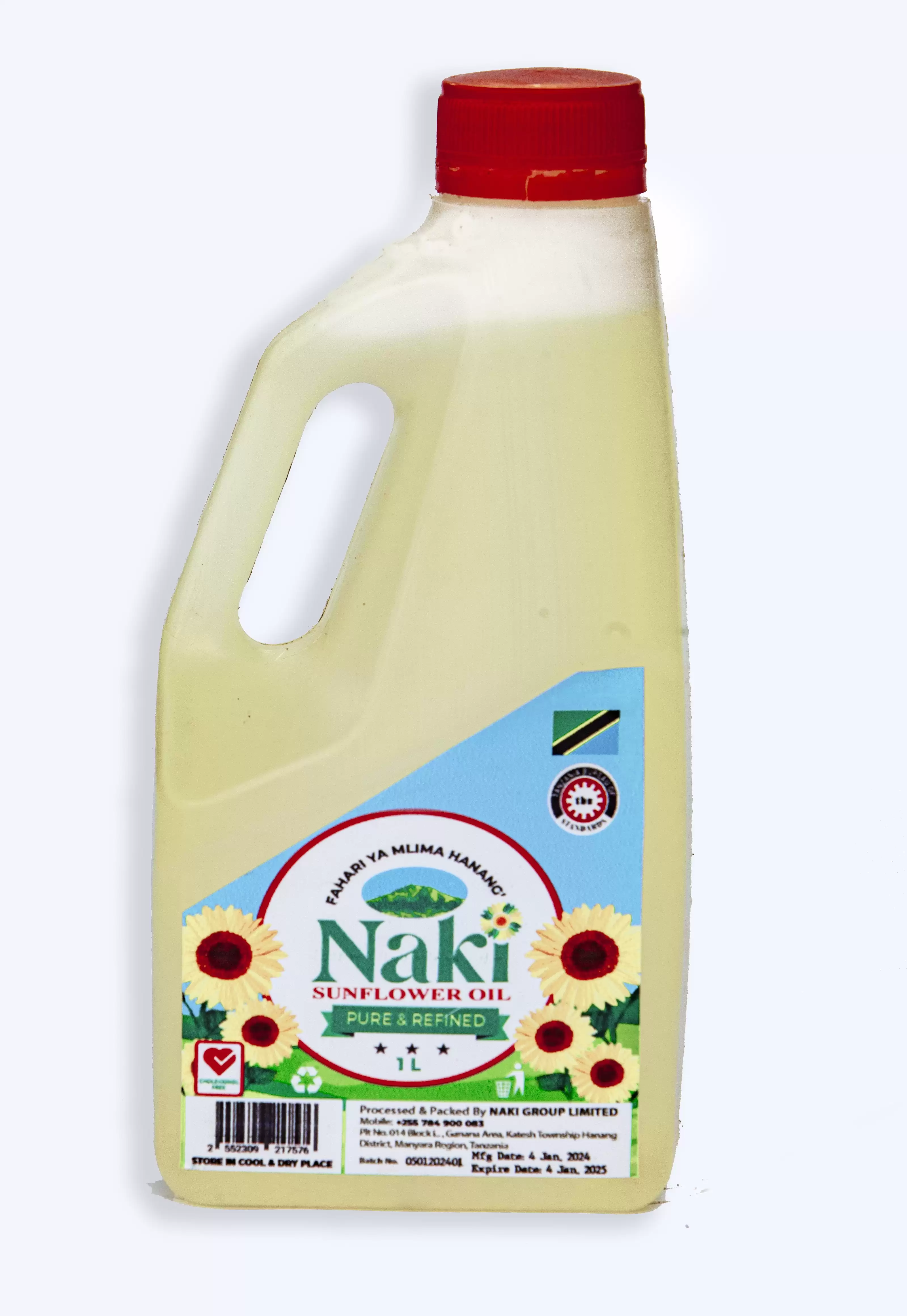 Naki sunflower Oil 1L